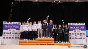 podio serie a1 foto simone ferraro sfa02132